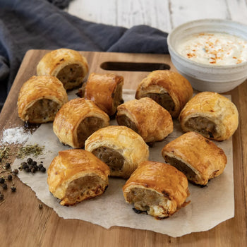 4&20 Cocktail Pork Sausage Rolls 12 Pack - 1lb Ship Weight