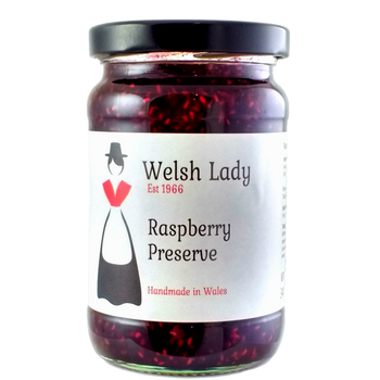 Welsh Lady Raspberry Preserves 340g