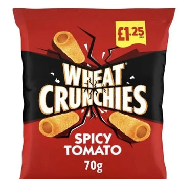 Wheat Crunchies Spicy Tomato Crisps Large Bag 70g