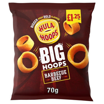 KP Hula Hoops Big Hoops BBQ Beef 70g