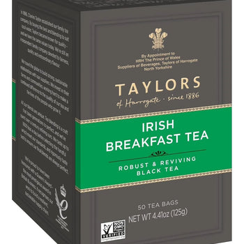 Taylors of Harrogate - Irish Breakfast Tea. 50 bags.