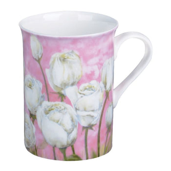 Tulip/Pastel Pink Can Mugs, Set of 4