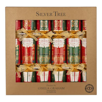 Silvertree Nutcracker Christmas Crackers 6 Pack