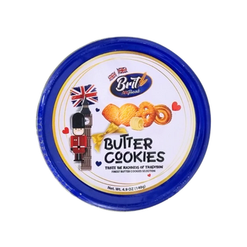 Brit Treat Butter Cookies Tin 140g