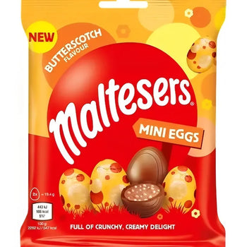 Malteser Butterscotch Flavour Mini Eggs Bag 77g