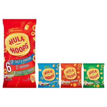 Hula Hoops Variety 6 Pack 6x24g