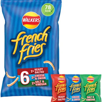 Walkers French Fries Variety 6 Pack 6x18g