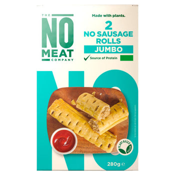 No Meat Company Jumbo Sausage Rolls - 2 Rolls - 1lb Ship Weight