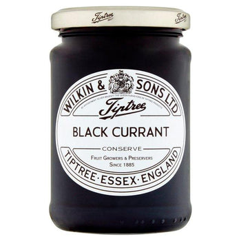 Tiptree Essex - Blackcurrant Preserve Extra Jam. 340g/12oz