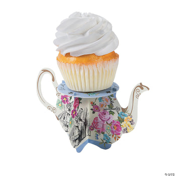Talking Tables Alice in Wonderland Teapot Cupcake Stands 6pc