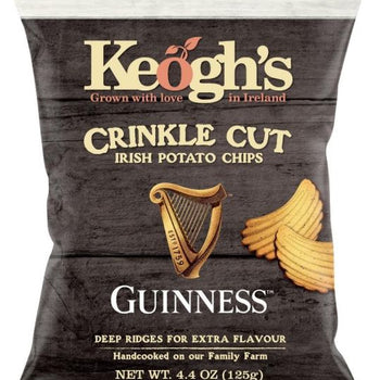 Keoghs Crinkle Cut Guinness Crisps Large Bag 125g