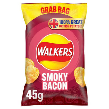 Walkers Smoky Bacon Grab Bag 45g