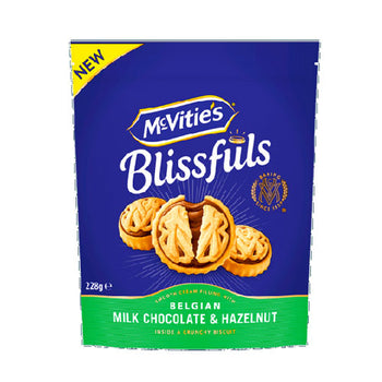 McVitie's Blissfuls Milk Chocolate and Hazelnut 172g