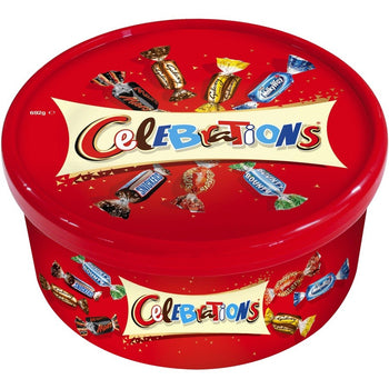 Mars Celebrations Tub For Christmas. 500g - Made in The UK