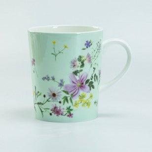 Summer Meadow Mint Corn Mugs, Set of 4