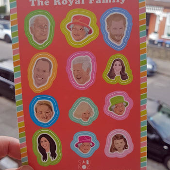 Royal Family Sticker Set