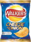 Walkers Cheese & Onion Crisps. 32.5g