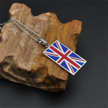 Union Jack Pendant Necklace 50cm