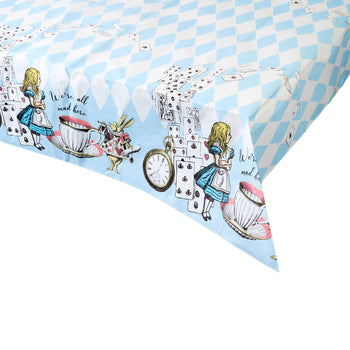 Talking Tables -  Alice in Wonderland Paper Table Cover. 71inch x 47inch.