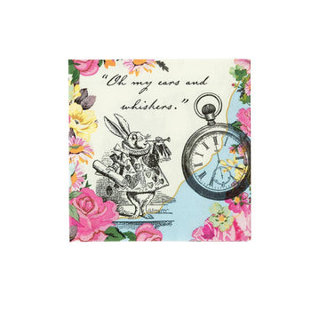 Talking Tables - Alice in Wonderland Cocktail Napkins - 20 Pack