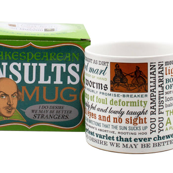 Unemployed Philosophers Guild - Shakespeare Insults Coffee Mug