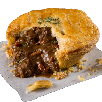 Pouch Pies Steak, Bacon & Ale Pie 9oz. Ship Weight 1/2lb
