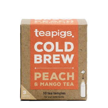 teapigs Cold Brew - Peach & Mango 10 Tea Temples.