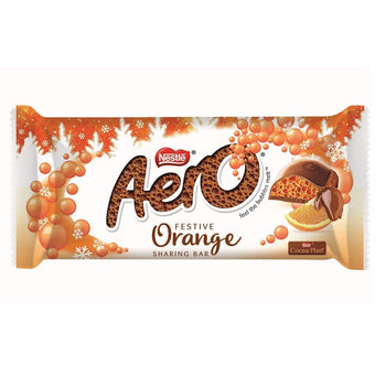 Aero Orange Festive Sharing Bar 90g