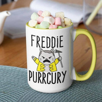 Freddie Purrcury Mug 15oz