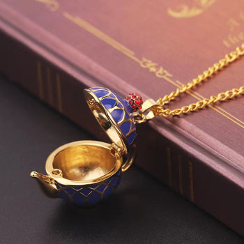 Secret Compartment Teapot Necklace 80cmh