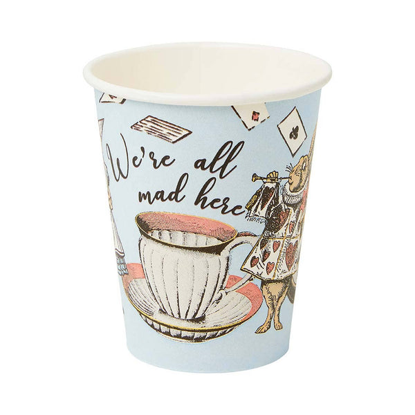 Talking Tables Alice in Wonderland Paper Cups 8 Pack
