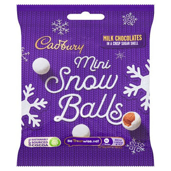 Cadbury Mini Snowballs Bag 74g