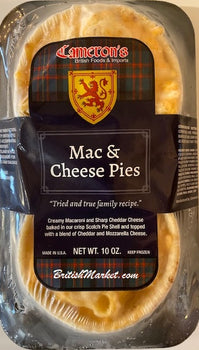 Cameron’s Scottish Mac & Cheese Pie. 2 Pack ($4.47 Per Pie) - 1/2 lb Ship Weight