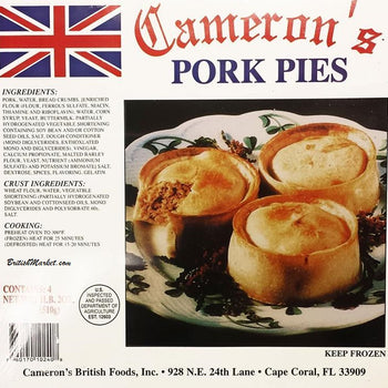 Cameron's Pork Pies. 4 pack. ($4.23 per pie) 1 lb Ship weight