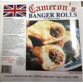 Cameron’s Large Banger Rolls. 4 Pack. 1lb ship weight. ($4.23 Per Roll)