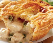Goodwoods Chicken & Leek Pie - Ready to Bake, Puff Pastry Lid. 8oz . Ship weight 8oz