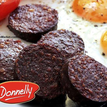 Donnelly's Irish Style Black Pudding. 226g/8oz. Ship weight 8oz
