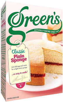 Green's Classic Vanilla Sponge Mix. 221g.  Serves 6.