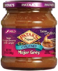 Patak's Major Grey Chutney. 12oz