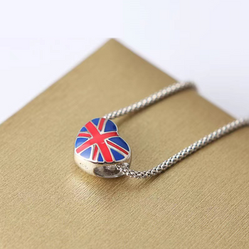 Union Jack Heart Necklace