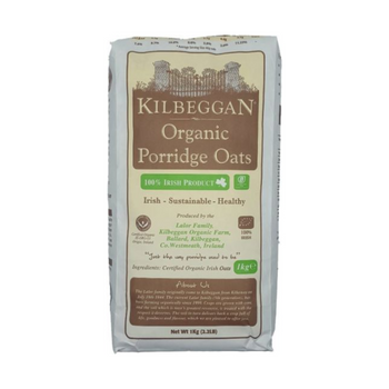 Kilbeggan Organic Porridge Oats 1KG/2.2lbs