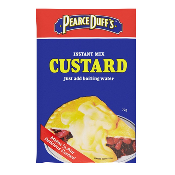 Pearce Duff's Instant Custard Mix Sachet. 72g. Makes 3/4 Pint.