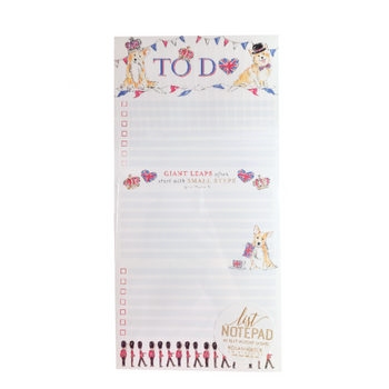 Rosanne Beck Long Pad - Royal Corgis and Palace Guards