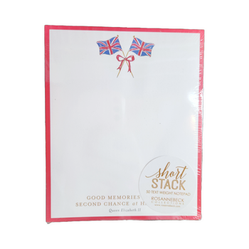 Rosanne Beck Short Stack Pad - Hand-Painted Crossed British Flags
