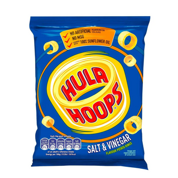 KP Hula Hoops Salt & Vinegar. 34g