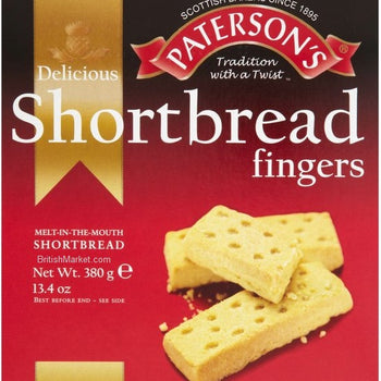 Patersons Shortbread Fingers For Christmas 300g