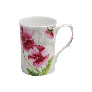 Sweet Pea Mugs, Set of 4