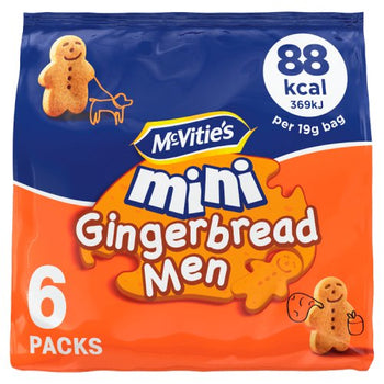 McVitie's Mini Gingerbread Men 6 Pack