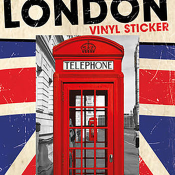 London Phone Booth Sticker