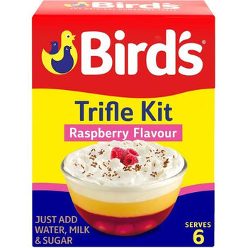 Bird’s Raspberry Trifle Kit (Serves 6) - Just Add Water, Milk, and Sugar 141g